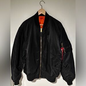 ALPHA INDUSTRIES MA-1 JACKET MENS SIZE XL